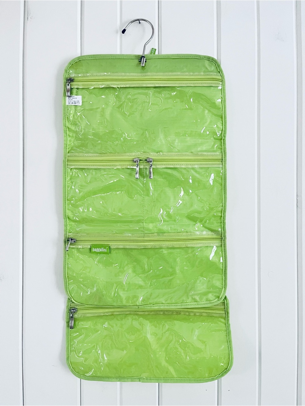 Baggallini (3) Packable Neon Lime Green Tote, Cosmetic Bag & Jewelry Bag, NWT - Picture 10 of 10